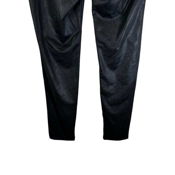 NYDJ New Women's Coated Leggings Pants High Rise Black Size Small - Picture 6 of 10